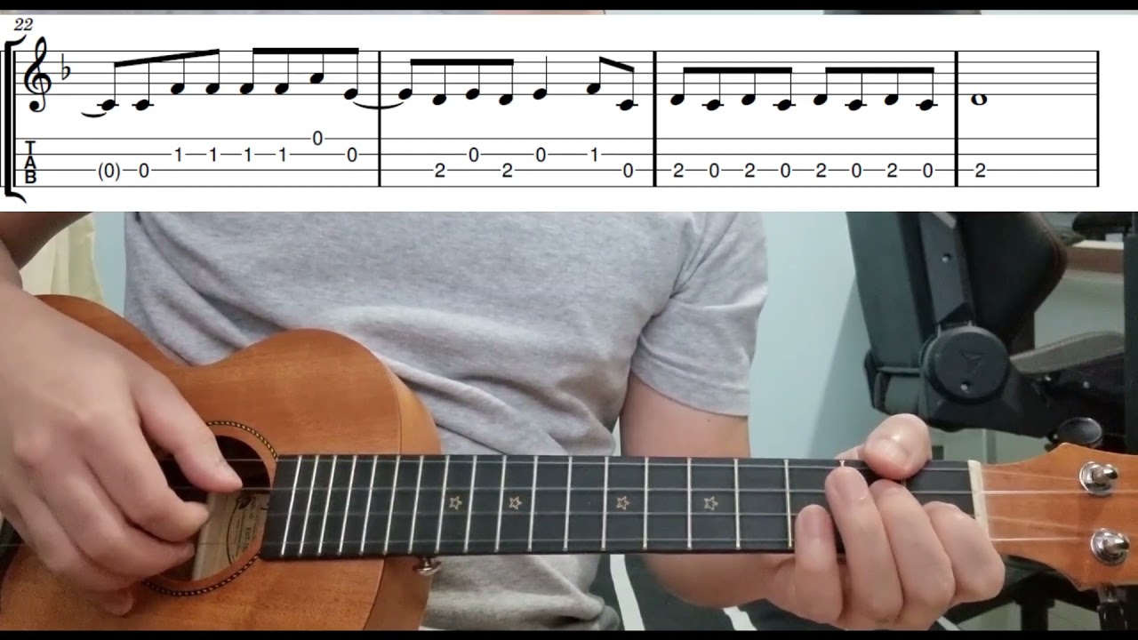abcdefu (GAYLE) Easy Beginner Ukulele Tab With Playthrough Tutorial