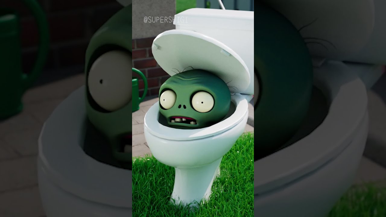 Skibidi Zombie Skibiditoilet Pvz Plantsvszombies Aprilfools