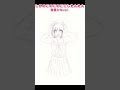 【メイキング】しかのこのこのここしたんたん×有馬かな【推しの子】#animation #描いてみた #手描きアニメ