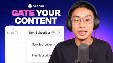 How to Subscriber-Gate Content on Your Website (beehiiv Tutorial)