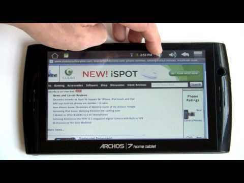 Archos 7 Home Tablet Video Review