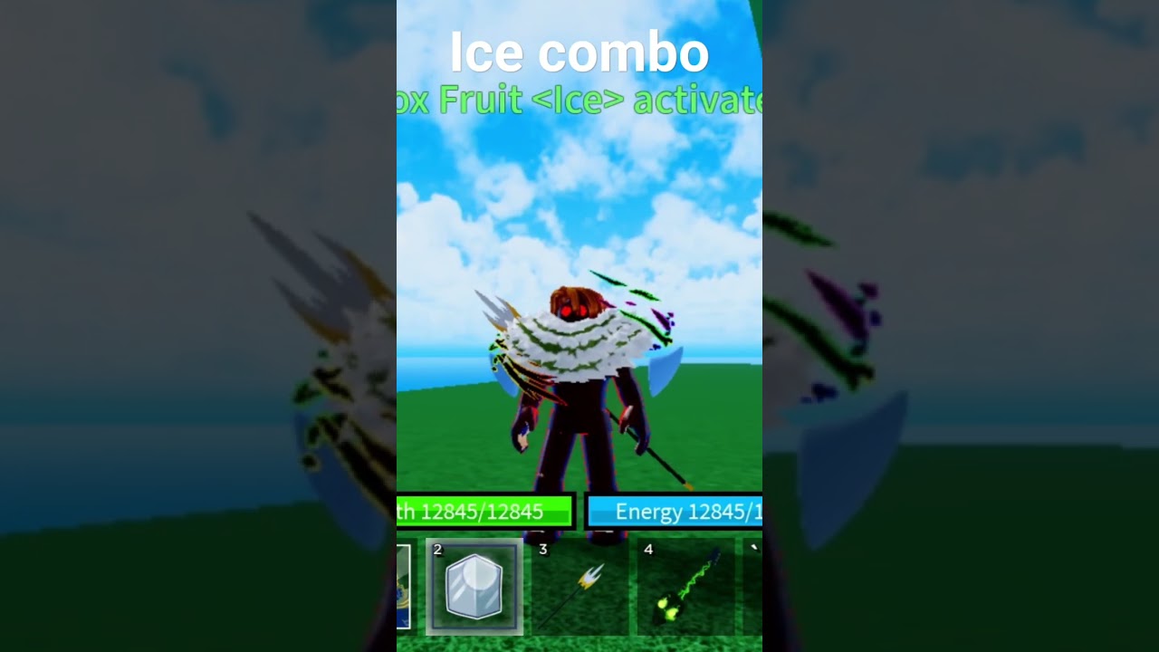 Tuturial ICE Combo no Blox Fruits #bloxfruits #roblox #fyp #fypシ #vira