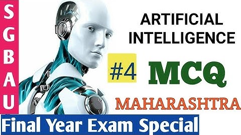 MCQ on Artificial Intelligence||part 4||Engineering Notes|| CSE ||AI || IT|| 2020