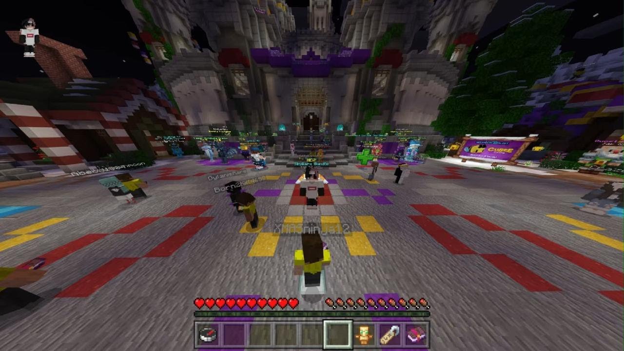 Minecraft ((THE HIVE) Pt 2 with friends - YouTube