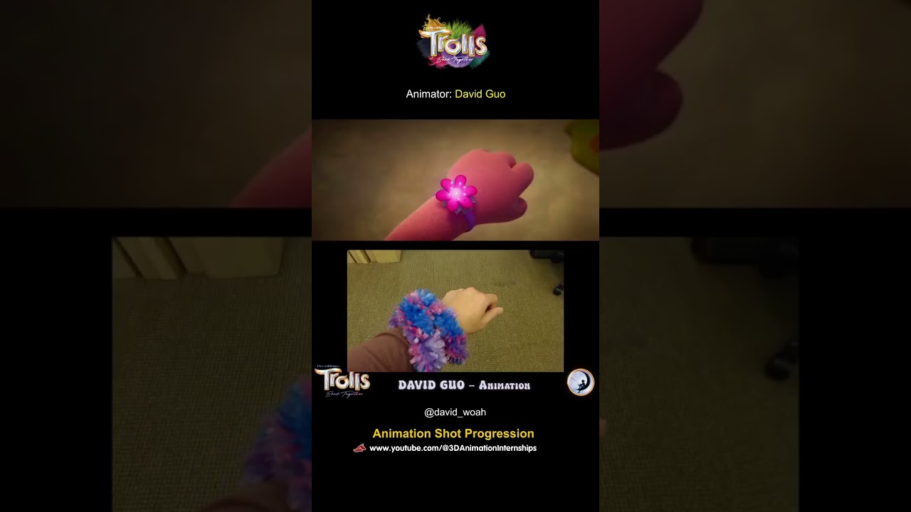 Trolls Band Together Shot Progression 