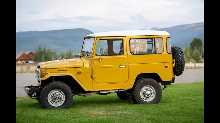 1979 Toyota FJ40 4.2-liter 2F straight-six with four-speed manual and a two speed transfer case.