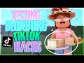 TESTING VIRAL BLOXBURG TIKTOK HACKS!!! || Roblox *facecam*