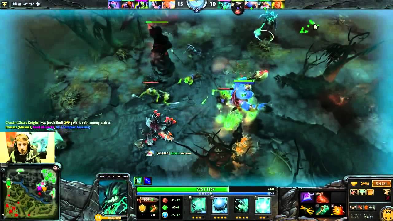 Dota 2 Purge plays Outworld Devourer mp4 YouTube