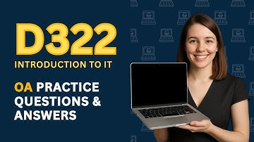 WGU D322 OA – Full Practice Question Bank with Answers