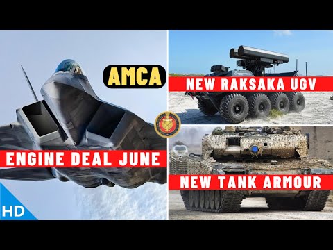 Indian Defence Updates : F-414 Engine Deal Signing,Raksaka UGV,New Tank Armour,Indian Space Force
