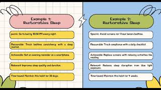 New Year Healthy Habits: Day 13 - SMART Goals - Restorative Sleep