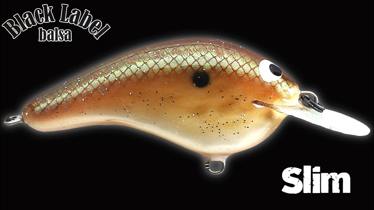 Black Label Tackle - Slim Crankbait - Profile 3/8 oz. 2 3/4