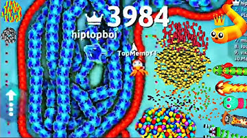 Epic Snake Io Gameplay! Top 1 Snake Io 🐍 The Map Snake Game #snakeio #ikilled godofsnake #gameplay