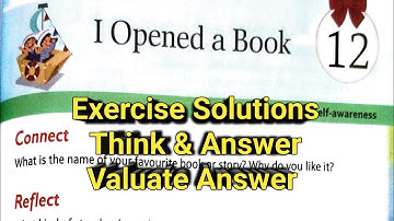 I Opened a Book question answer l New Images Next Class 4