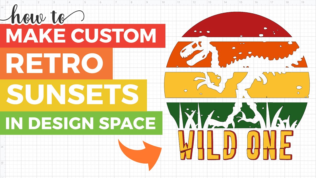 How to Make Custom Retro Sunset T-Shirts in Cricut Design Space