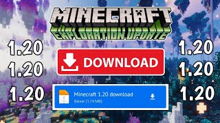 SAIU O NOVO MINECRAFT PE 1.20 ACESSO ANTECIPADO!!! 