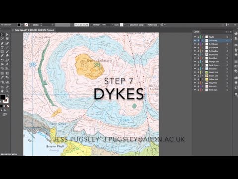 Step 7 Digitising Geological Maps Dykes