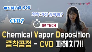 CVD(Chemical Vapor Deposition, 화학 기상 증착법), 메커니즘부터 종류까지 다 알려 준다 | 반도체 8대 공정 - 증착공정