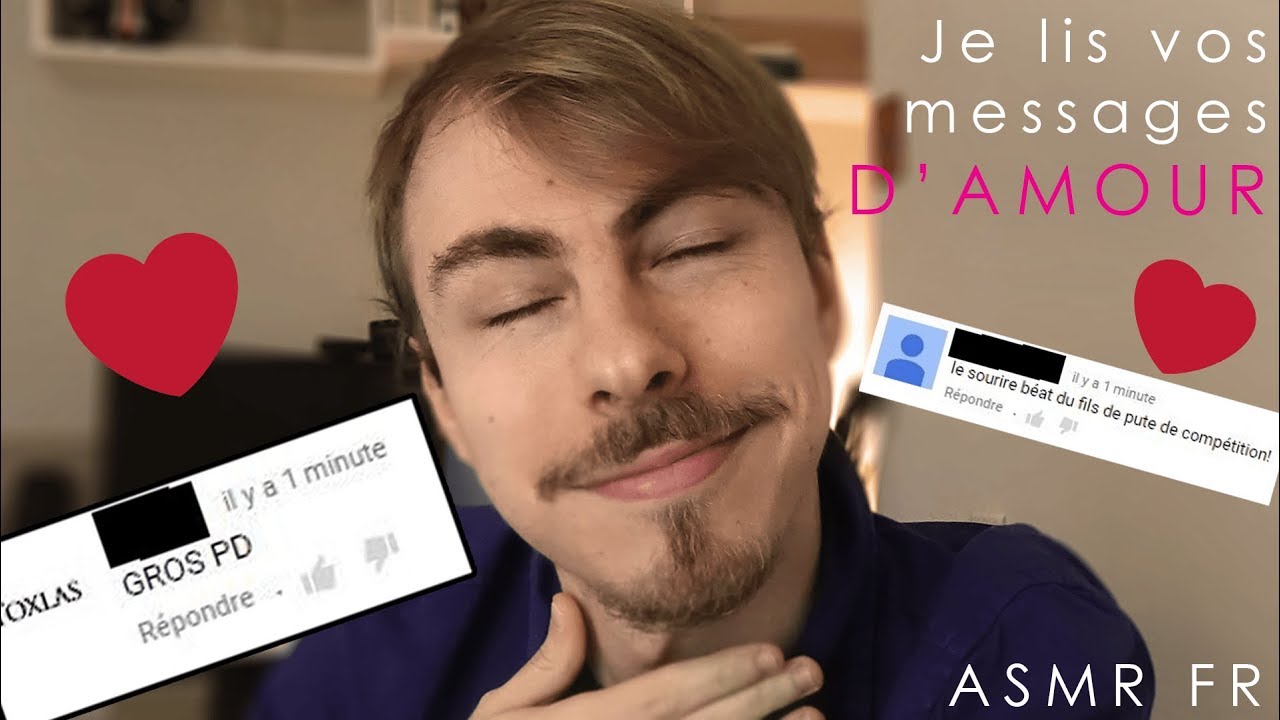 ASMR FR 💘 Je LIS vos messages D'AMOUR 💘 Whispering