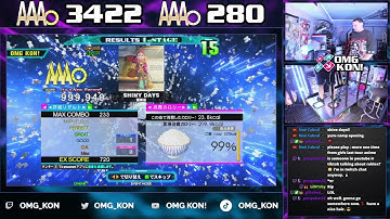 OMG KON! | SHINY DAYS (D-EXPERT 10) PFC AAA 999,940 [DDR A20+]