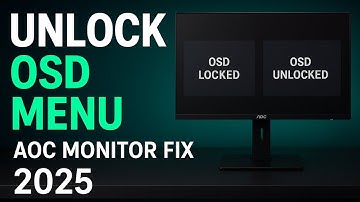 How To Unlock OSD On AOC Monitor in just a few simple steps