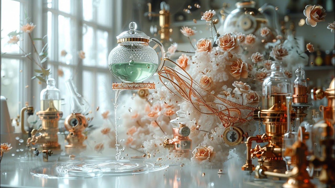 AI Art Music Video | Clockwork Tea Garden