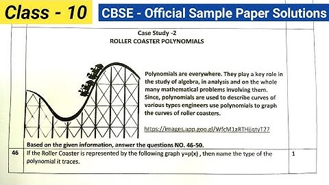 Cbse Class 10 Term 1 Official sample paper Solutions | Case study Questions | Basic | Section - C |