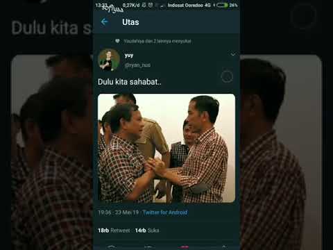 Persahabatan Jokowi Dan Prabowo Bagai Kepompong