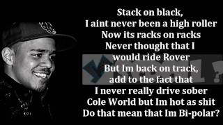 J Cole Ft Jay-Z &quot;Mr. Nice Watch&quot; ( LYRICS ON SCREEN) YScRoll