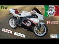 "Test" Vitesse MAX 312 km/h 😱 "MV Agusta F4 1000 r312"