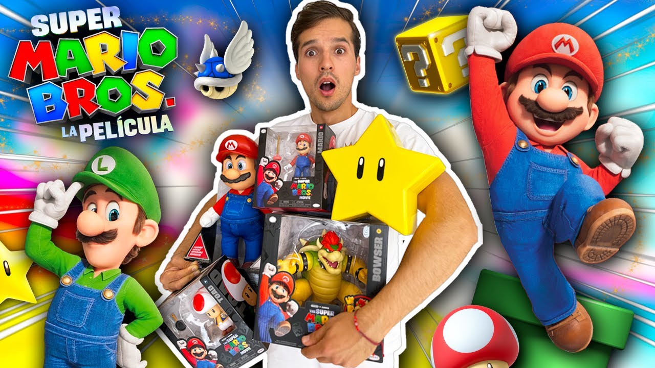 COMPRÉ TODOS LOS JUGUETES DE MARIO BROS LA PELICULA !! / Memo Aponte 