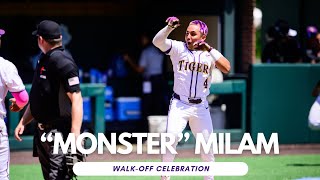 LSU Baseball&#39;s Steven &quot;Monster&quot; Milam Walk-Off Celebration