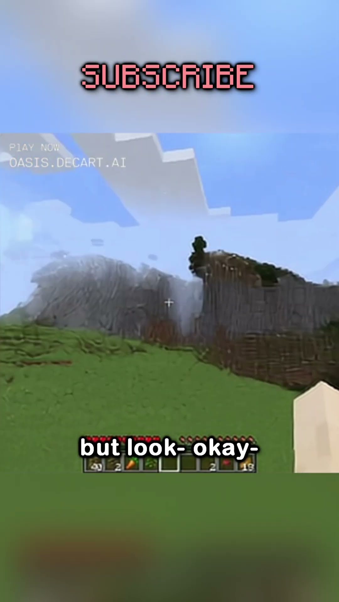 they made ai minecraft we are cooked