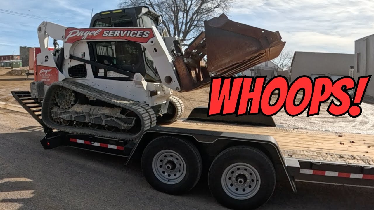 Close Call! Boss Almost Crashes Truck & NEW Trailer! 🚨