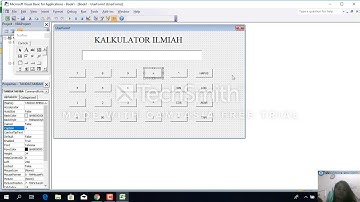 tutorial membuat kalkulator ilmiah menggunakan VBA di aplikasi microsoft excel