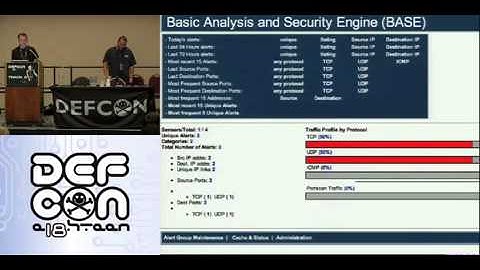 Defcon 18 - Build your own security operations center for small/no money - Josh Pyorre/Chris McKenny
