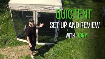 Quictent set up and review