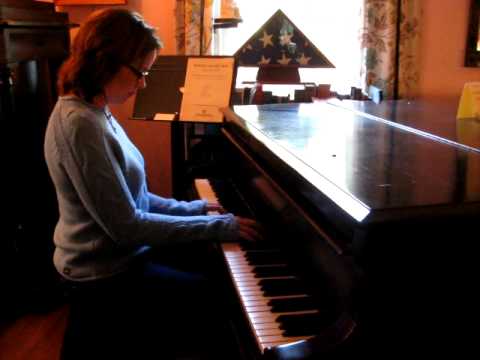 Sheila Playing "Melody" on Lois Wilson's Piano