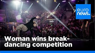 Woman wins global breakdancing competition for the first time