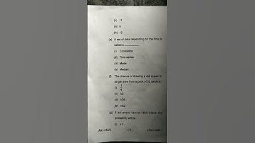 Business statistics questions 2022 BBMKU#B.com