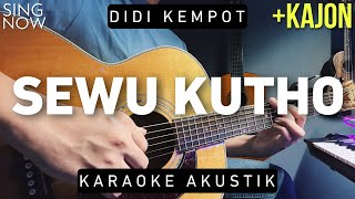 Sewu Kutho - Didi Kempot (Karaoke Akustik   Kajon)