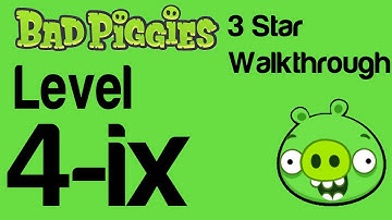 Bad Piggies 4-IX Flight in the Night Bonus Level 4-IX 3 Star Walkthough | WikiGameGuides