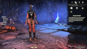 The Elder Scrolls Online Beta - Redguard Character Customization