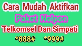 Cara TM Aktifkan Paket Nelpon Murah Telkomsel Dan Simpati #caratm #caraatifkantmsimpati