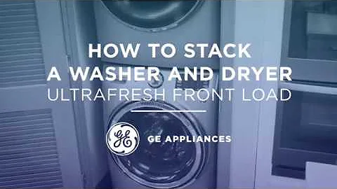 UltraFresh Front Load:  How to Stack a Washer and Dryer