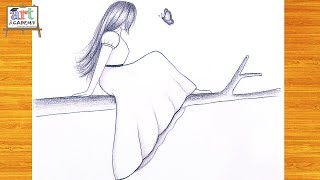 رسم | رسم بنات | Drawing | رسم سهل | رسم فتاة بطريقة سهلة خطوة بخطوة | Drawing Girl
