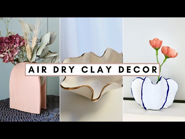 10 Air Dry Clay Beginner Friendly Tutorials