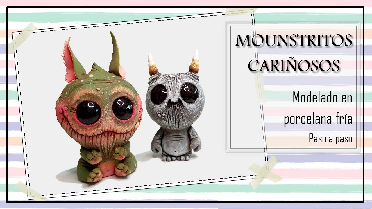 ЛЮБЯЩИЕ МОНСТРЫ - Пошаговое моделирование из холодного фарфора