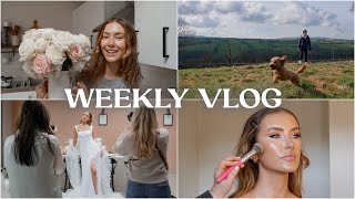 WEEKLY VLOG | decorating dilemmas, LOTS of makeup therapy &amp; a very fun shoot!!🤍