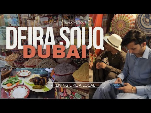 Walking Tour Deira Dubai | World Largest Gold Ring | Spice Souq